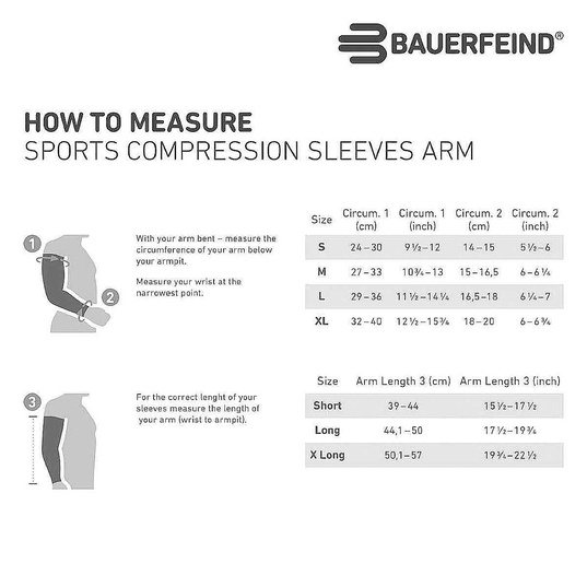 Sports compression sleeves arm long  large image number 5