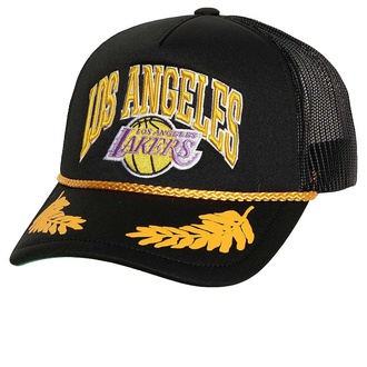 NBA  LOS ANGELES LAKERS GOLD LEAF TRUCKER CAP