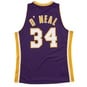 NBA LOS ANGELES LAKERS SWINGMAN JERSEY 1999-00 SHAQUILLE O'NEAL  large image number 2