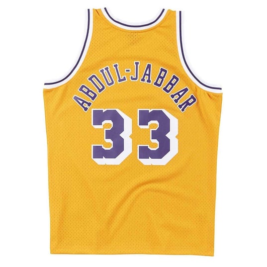 NBA LOS ANGELES LAKERS SWINGMAN JERSEY 1984-85 KAREEM ABDUL-JABBAR  large numero dellimmagine {1}