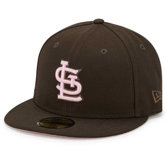 MLB ST. LOUIS CARDINALS PINK UNDERBRIM 59FIFTY CAP