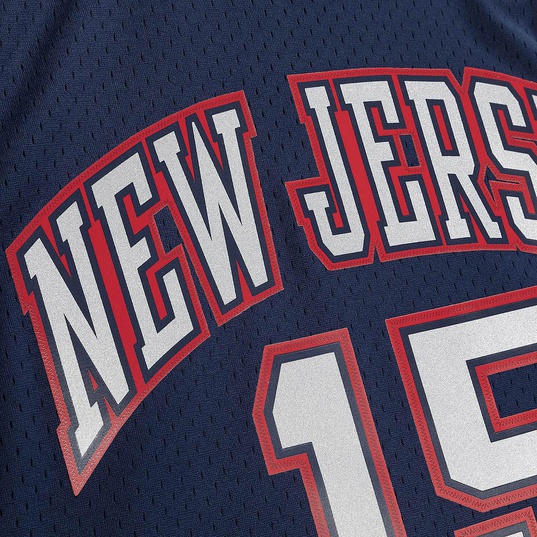 NEW JERSEY NETS BASKETBALL SHIRT JERSEY CHAMPION NBA sz L MEN #15 VINCE  CARTER