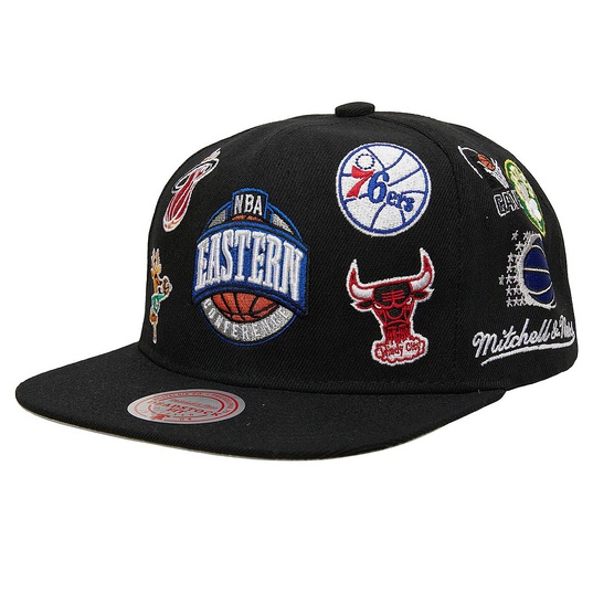 NBA EASTERN CONFERENCE ALL OVER DEADSTOCK CAP  large image number 1
