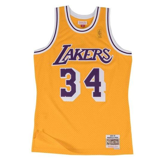 NBA LOS ANGELES LAKERS 1996-97 SWINGMAN JERSEY SHAQUILLE O'NEAL  large image number 1