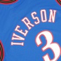 NBA PHILADELPHIA 76ERS 2000-01 SWINGMAN JERSEY ALLEN IVERSON  large image number 5