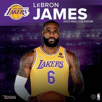 Los Angeles Lakers  - NBA - LeBron James - Calendar - 2023