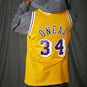 NBA LOS ANGELES LAKERS 1996-97 SWINGMAN JERSEY SHAQUILLE O'NEAL  large número de imagen 4