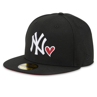 MLB NEW YORK YANKEES 59FIFTY HEART 2009 WORLD SERIES PATCH CAP