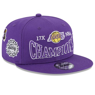 NBA LOS ANGELES LAKERS CHAMPIONS PATCH 9FIFTY SNAPBACK CAP