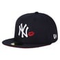 MLB NEW YORK YANKEES KISS 100th ANNIVERSARY PATCH 59FIFTY CAP  large image number 2
