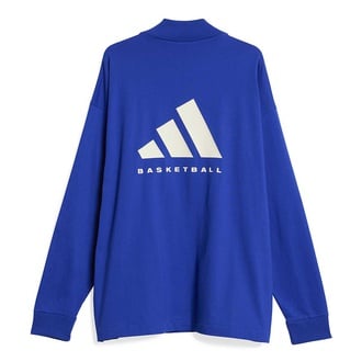 adidas application Basketball Longsleeve blue 1