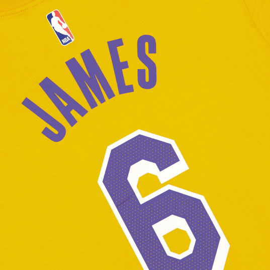 NBA N&N LA LAKERS LEBRON JAMES T-SHIRT  large número de imagen 4