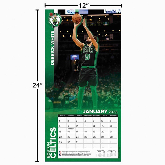 NBA Boston Celtics Team Wall Calendar 2023  large afbeeldingnummer 4