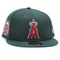 MLB ANAHEIM ANGELS 50th ANNIVERSARY PATCH 59FIFTY CAP  large image number 1