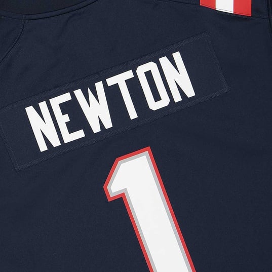NFL New England Patriots Cam Newton Football Jersey  large image number 4