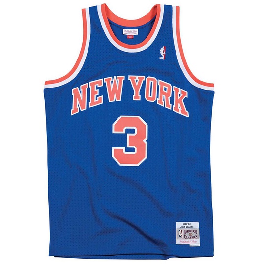 NBA NEW YORK KNICKS 1991-92 SWINGMAN JERSEY JOHN STARKS  large numero dellimmagine {1}