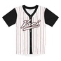 Varsity Block Pinstripe Baseball Shirt  large afbeeldingnummer 1