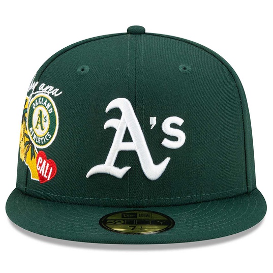 MLB OAKLAND ATHLETICS 59FIFTY CITY CLUSTER CAP  large image number 2