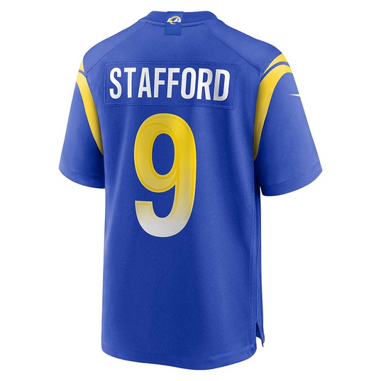 NFL LOS ANGELES RAMS MATTHEW STAFFORD #9 JERSEY HOME  large image number 2