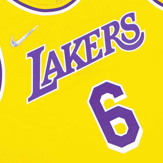 NBA LA LAKERS LEBRON JAMES AUTHENTIC ICON JERSEY 21  large image number 4
