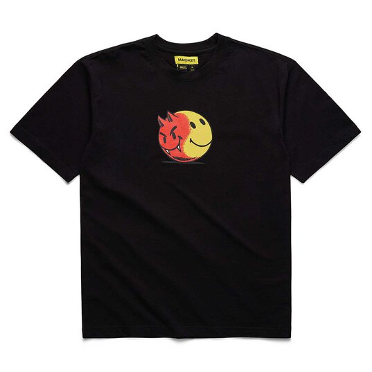SMILEY GOOD AND EVIL T-SHIRT  large image number 2