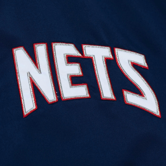 NBA NEW JERSEY NETS HEAVYWEIGHT SATIN JACKET  large image number 3