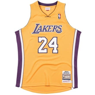 NBA LOS ANGELES LAKERS AUTHENTIC JERSEY - KOBE BRYANT 2008 - 09