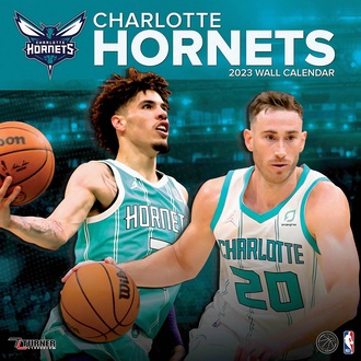 NBA Charlotte Hornets Team Wall Calendar 2023