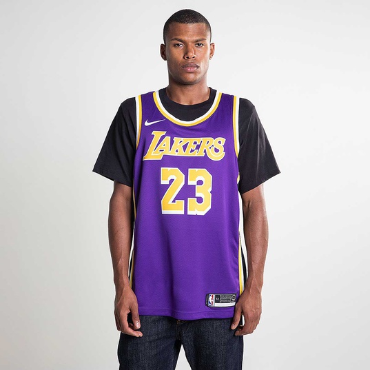 Nike - Men - Lebron James Lakers Swingman Jersey - Field Purple