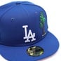 MLB LOS ANGELES DODGERS PALM TREE 100TH ANNIVERSARY PATCH 59FIFTY CAP  large image number 4