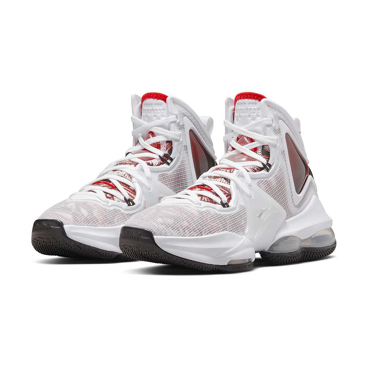 🏀 Get the LEBRON 19 (GS) basketball shoe - white/university red | KICKZ