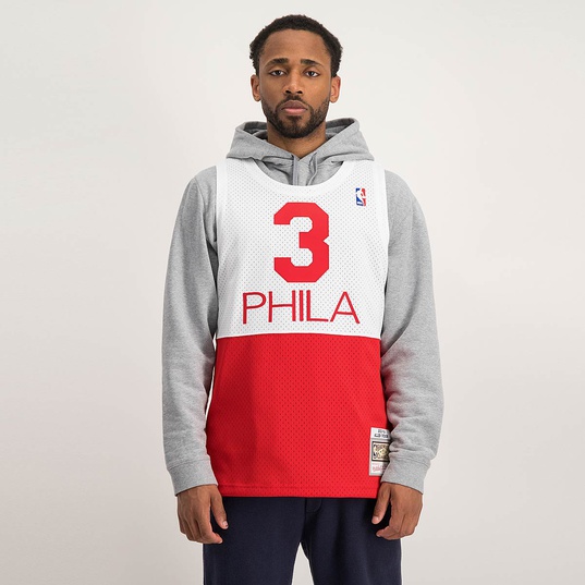 Outerstuff Allen Iverson Philadelphia 76ers Mitchell & Ness Youth Throwback  Jersey - Black
