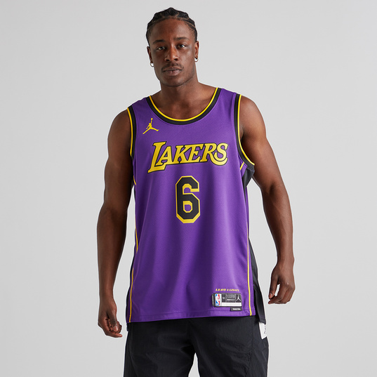Men's LeBron James Jersey - S-XL - Purple - Lakers
