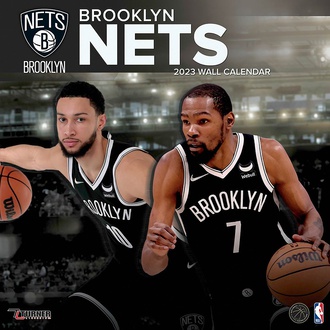 NBA Brooklyn Nets Team Wall Calendar 2023