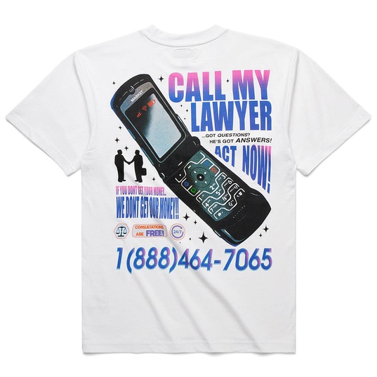 CALL MY LAWYER ACT NOW T-SHIRT  large numero dellimmagine {1}