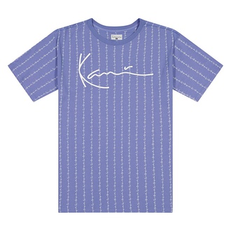 Signature Logo Pinstripe T-Shirt