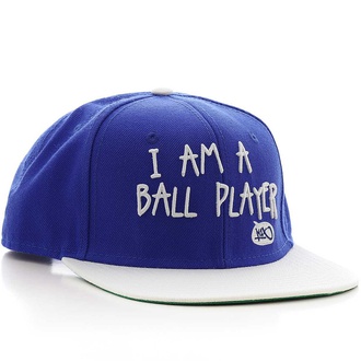 ball player snapback cap