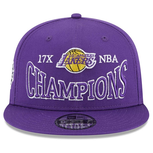 MITCHELL & NESS Los Angeles Lakers Champ Patch Snapback Hat