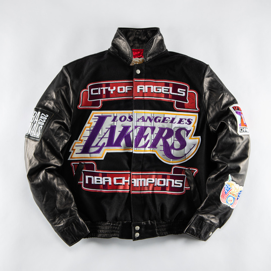NBA LAKERS CHAMPIONSHIP 2020 WOOL AND LEATHER JACKET  large afbeeldingnummer 1