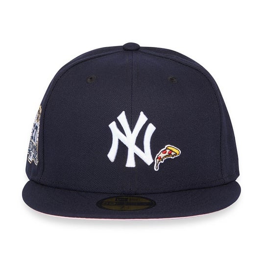 MLB NEW YORK YANKEES PIZZA 27x WORLD CHAMPIONS PATCH 59FIFTY CAP  large image number 3