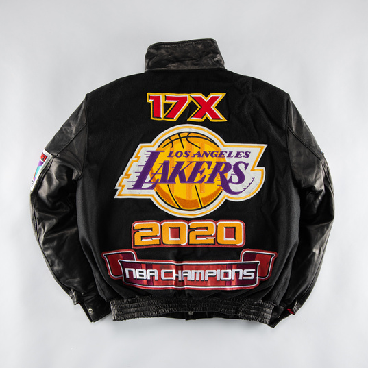 Championship LA Lakers 2001 Back 2 Back Leather Jacket