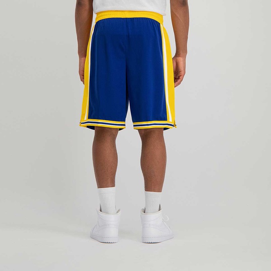 Nike Mens Warriors HWC Swingman Shorts - White/Blue Size XL