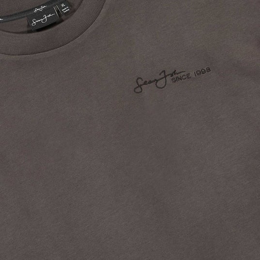 SJ Script Logo Backprint Peached T-shirt  large image number 4