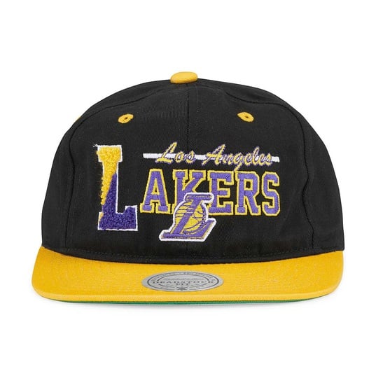NBA LOS ANGELES LAKERS HARDWOOD CLASSICS VARSITY LETTER SNAPBACK CAP  large número de imagen 3