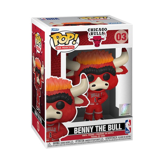 POP NBA CHICAGO BULLS MASCOTS BENNY THE BULL  large image number 2