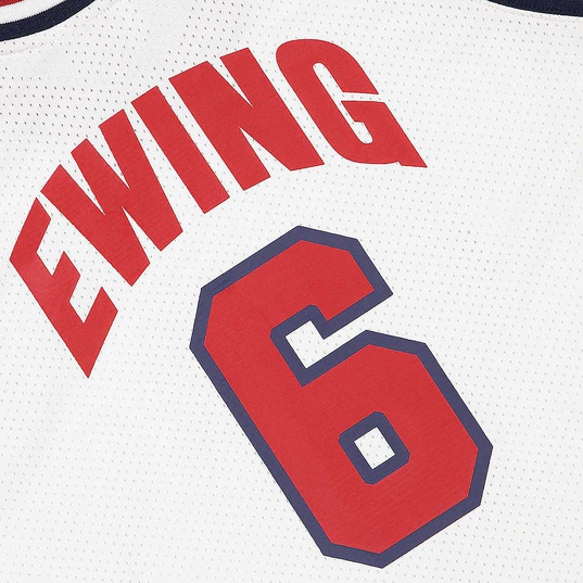 TEAM USA AUTHENTIC HOME JERSEY 1992 BASKETBALL PATRICK EWING  large image number 5