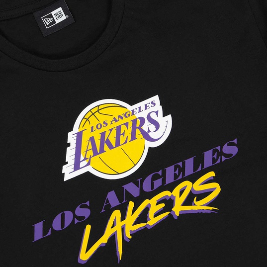 NBA SCRIPT T-SHIRT LOS ANGELES LAKERS  large image number 4
