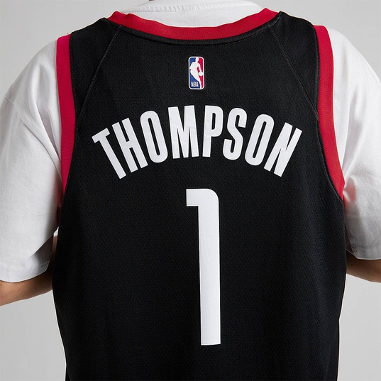 Men's Houston Rockets Jordan Brand Amen Thompson Statement Edition Swingman  Jersey