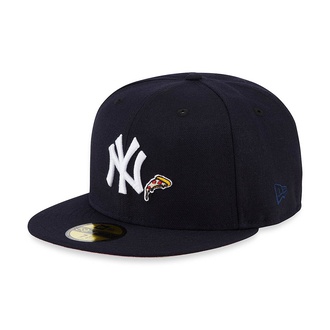 MLB NEW YORK YANKEES PIZZA 27x WORLD CHAMPIONS PATCH 59FIFTY CAP