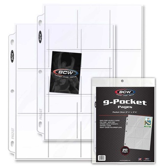9 Card Pocket Pages (20ct)